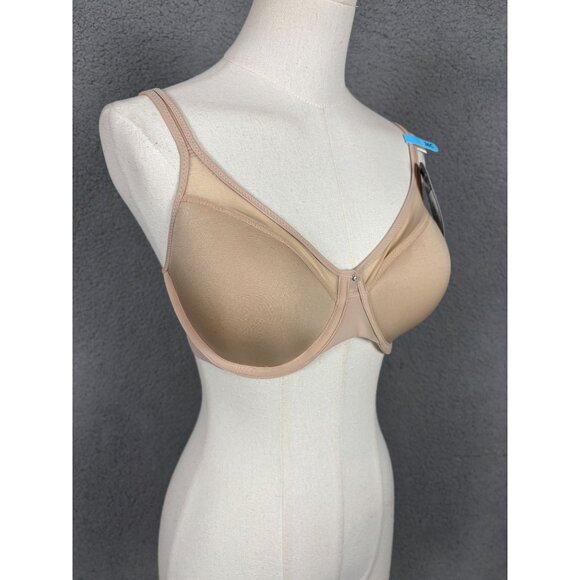 Bali Women's One Smooth U Ultra Light Convertible Underwire Bra Nude 36C NWT's - Picture 3 of 8